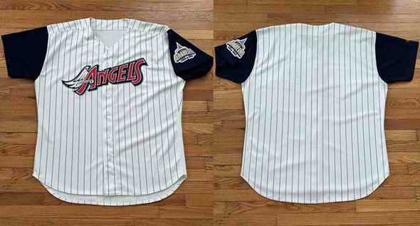Men's Los Angeles Angels Blank White Stitched Baseball Jersey