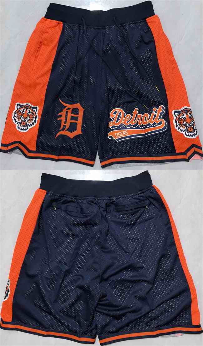 Men's Detroit Tigers Navy Shorts (Run Small)