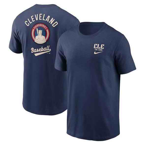 Men's Cleveland Guardians Navy 2025 City Connect T-Shirt