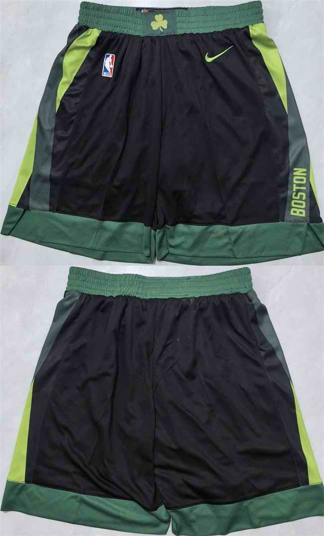 Men's Boston Celtics Black Shorts (Run Small)