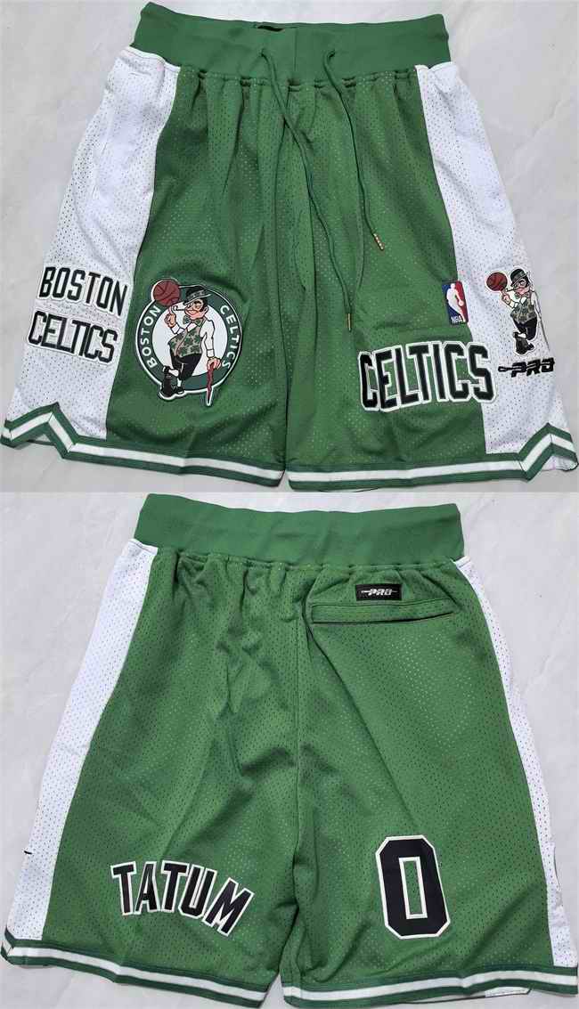 Men's Boston Celtics Green/White Shorts (Run Small)