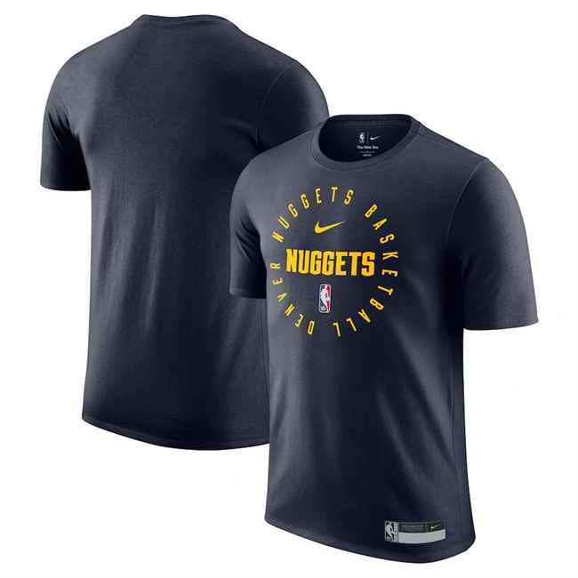 Men's Denver Nuggets Navy 2024/25 Legend On-Court Practice Performance T-Shirt
