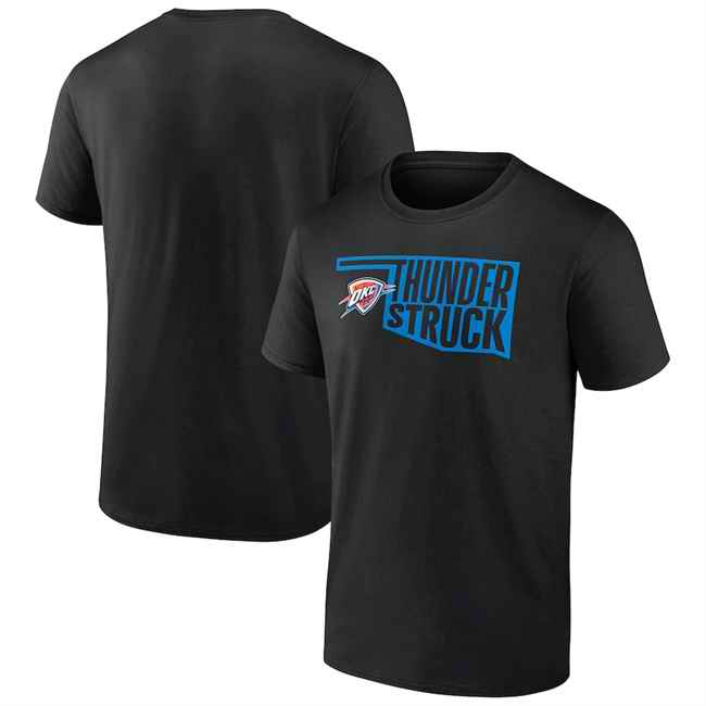 Men's Oklahoma City Thunder Black Team Pride T-Shirt