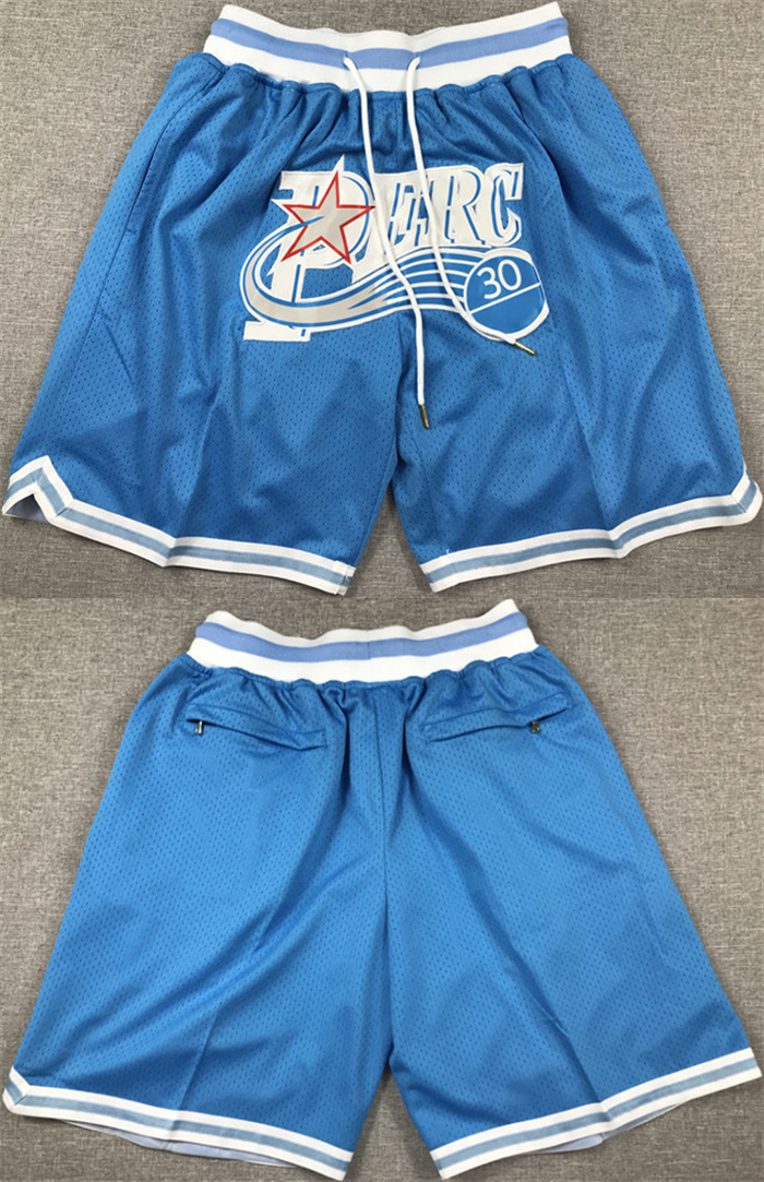 Men's #30 Perc O'Cet Blue Basketball Shorts