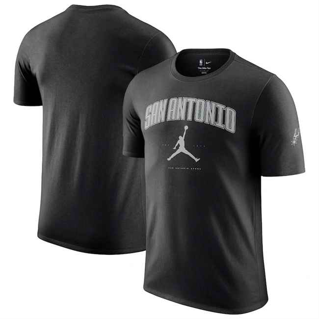 Men's San Antonio Spurs Black Essential Cities T-Shirt