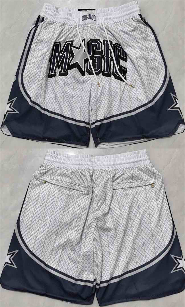 Men's Orlando Magic Silver City Edition Shorts(Run Small)