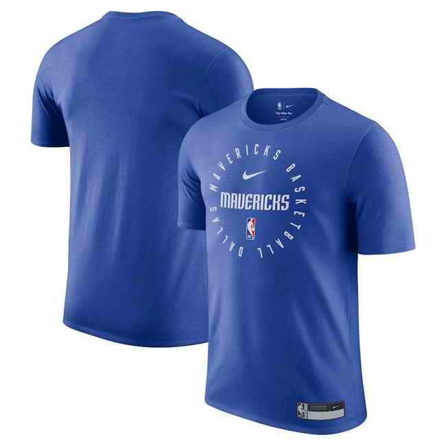 Men's Dallas Mavericks Blue 2024/25 Legend On-Court Practice Performance T-Shirt
