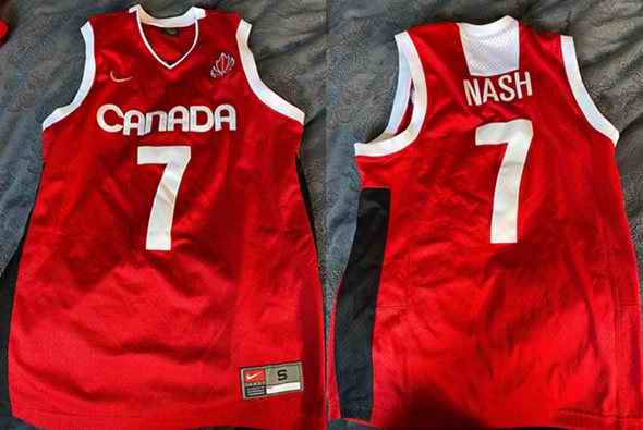 Men's Canada Active Player Custom Red Basketball Jersey