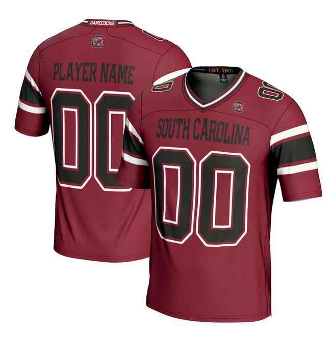 Men's South Carolina Fighting Gamecocks Active Player Custom Garnet Stitched Football Jersey