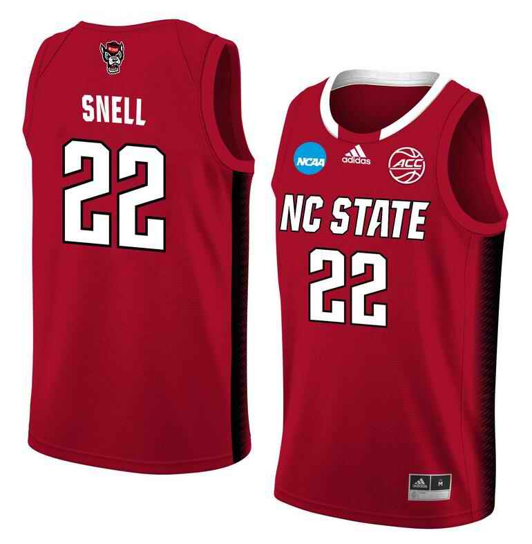 Men's NC State ACTIVE PLAYER Custom 2025 Red Stitched Basketball Jersey