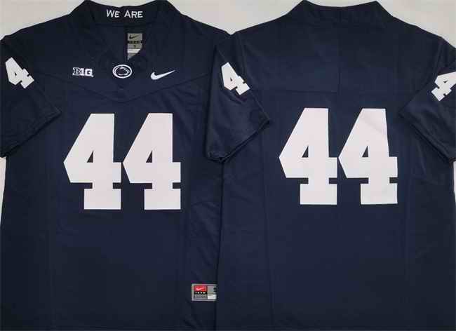 Men's Penn State Nittany Lions #44 Davis Warren Navy 2024 F.U.S.E. No Name Stitched Jersey