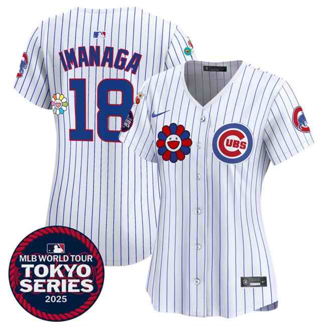 Women's Chicago Cubs #18 Sh