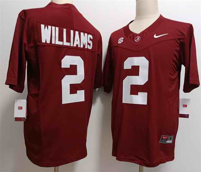 Youth Alabama Crimson Tide #2 Ryan Williams Red F.U.S.E Stitched Football Jersey