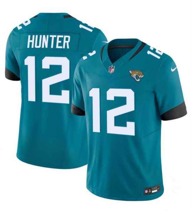 Youth Jacksonville Jaguars #12 Travis Hunter Teal 2025 Draft F.U.S.E. Vapor Limited Stitched Football Jersey