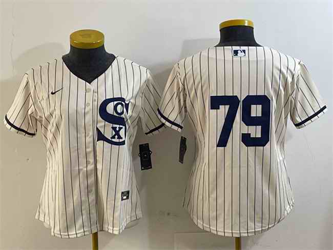Youth Chicago White Sox #79 Jose Abreu Cream Field of Dreams Stitched Jersey