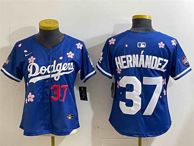 Youth Los Angeles Dodgers #37 Teoscar Hern