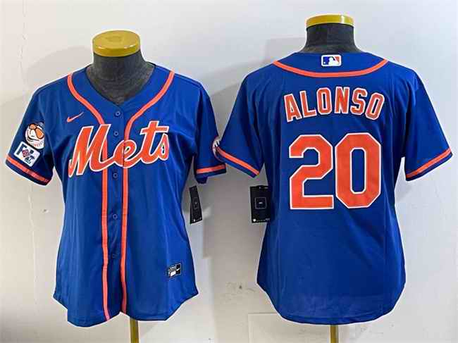 Youth New York Mets #20 Pete Alonso Royal 2025 Spring Training Cool Base Stitched Baseball Jersey