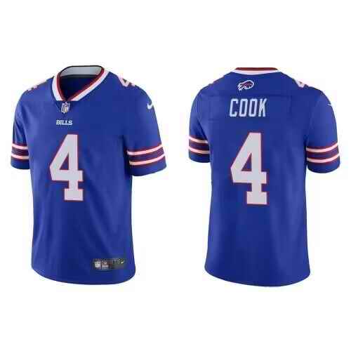 Toddlers Buffalo Bills #4 James Cook Blue Vapor Untouchable Limited Stitched Jersey