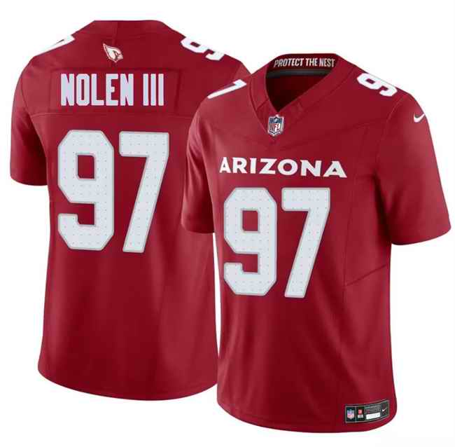 Youth Arizona Cardinals #97 Walter Nolen III Red 2025 Draft F.U.S.E Vapor Untouchable Limited Stitched Football Jersey