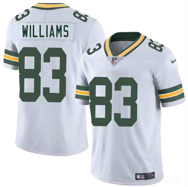 Youth Green Bay Packers #83 Savion Williams White 2025 Draft Vapor Untouchable Limited Stitched Football Jersey