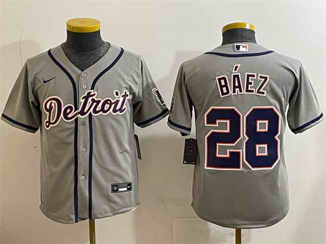 Youth Detroit Tigers #28 Javier B